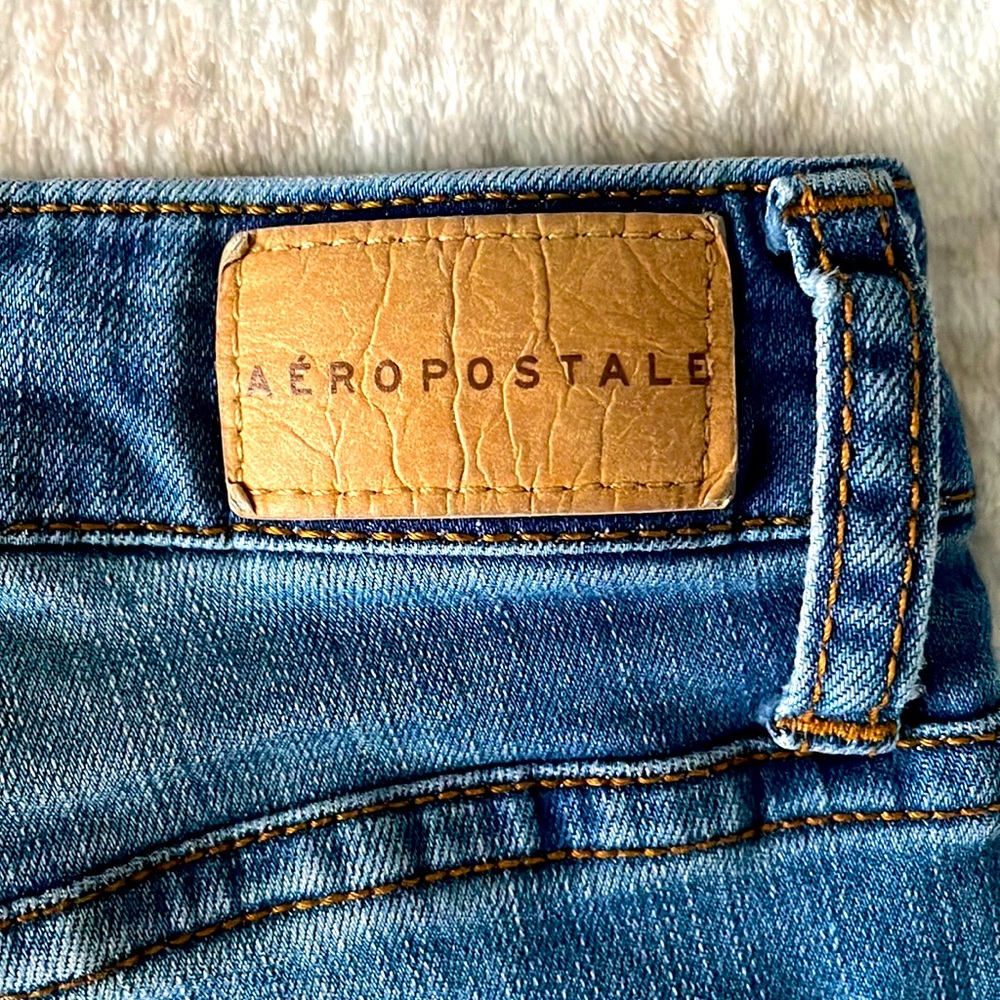 2 PAIRS of Aéropostale Ripped Jean Shorts - Picture 2 of 5